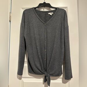 Sonoma Maternity Charcoal Knit Top XS